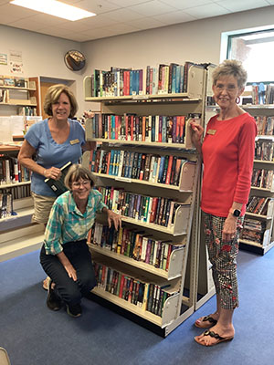 Our book store is totally operated with volunteer members.